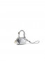Ganni bou bag nano metallic silver 