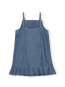 Heavy denim mini dress tint wash XS