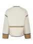 Gerdi solid quilt jacket creme 