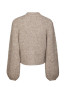 Gio fluffy knit cardigan beige mel 