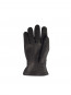Lined gloves black buckskin 