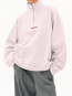 GMT dye sweat troyer pink mist 
