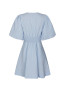 Halli linen dress light blue 