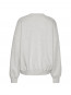 Heavy sweat crewneck white mel 