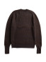 Henning cotton wool rib sweater dk purple 