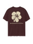Hibiscus t-shirt walnut 