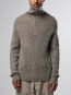 Holger half zip pullover nature mel 