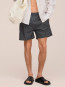 Holiday shorts capers stripe 