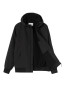 Hooded sail jacket black 