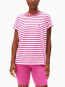 Idaara stripe t-shirt white berry 