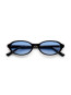 Ivy sunglass blk gradient blue 