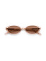 Ivy sunglass peach gradient brown 