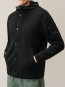 Merino wool jacket black 