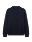Jacket knitted men blue 
