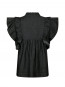 Jayla denim top black 