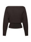 Jessen knit blouse brown mel 