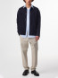 Jonas wool shirt navy 