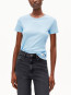 Kardaa rib t-shirt blue glow S