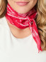 Kinessa paisley scarf red 