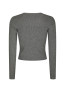 Kirrera knit blouse dk grey mel 