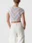 Knotted vest white 