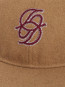 La casquette monogramme cap beige 