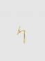 Lake twirl earring gold 