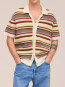 Lars polo cardigan ivory 