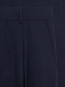 Le pantalon plis cropped navy 