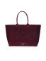 One leo coated canvas tote fig 