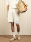 Le short pique off white 
