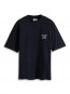 Le t-shirt slogan black 