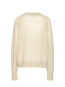 Light knit logo sweater moonbeam 