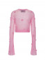 Light knit ls sweat prism pink 