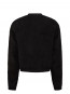 Limo fluffy knit cardigan black 