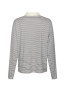 Lirenne striped polo blouse lt blue 