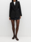 Long line blazer black 