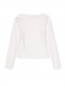 Long sleeve jersey top bright white 