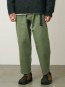 Loose tapered pant olive 