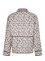 Lottie blush quilt jacket bordeaux 