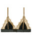 Love lace bra dark green 