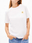 Lualaa flower t-shirt wht early 