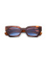Luna sunglass transparent grad blue havana 