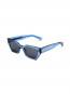 Luna sunglass transparent blue grey 