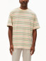 Maarkos stripes t-shirt foam berry 