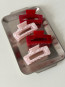 Maja clip dark red 