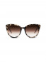 Manhattan sunglass crystal tortoise brown 