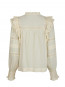 Mauri s voile blouse light yellow 