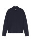 Merino wool zip trough cardigan night 