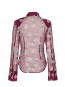 Mesh fitted shirt zinfandel 